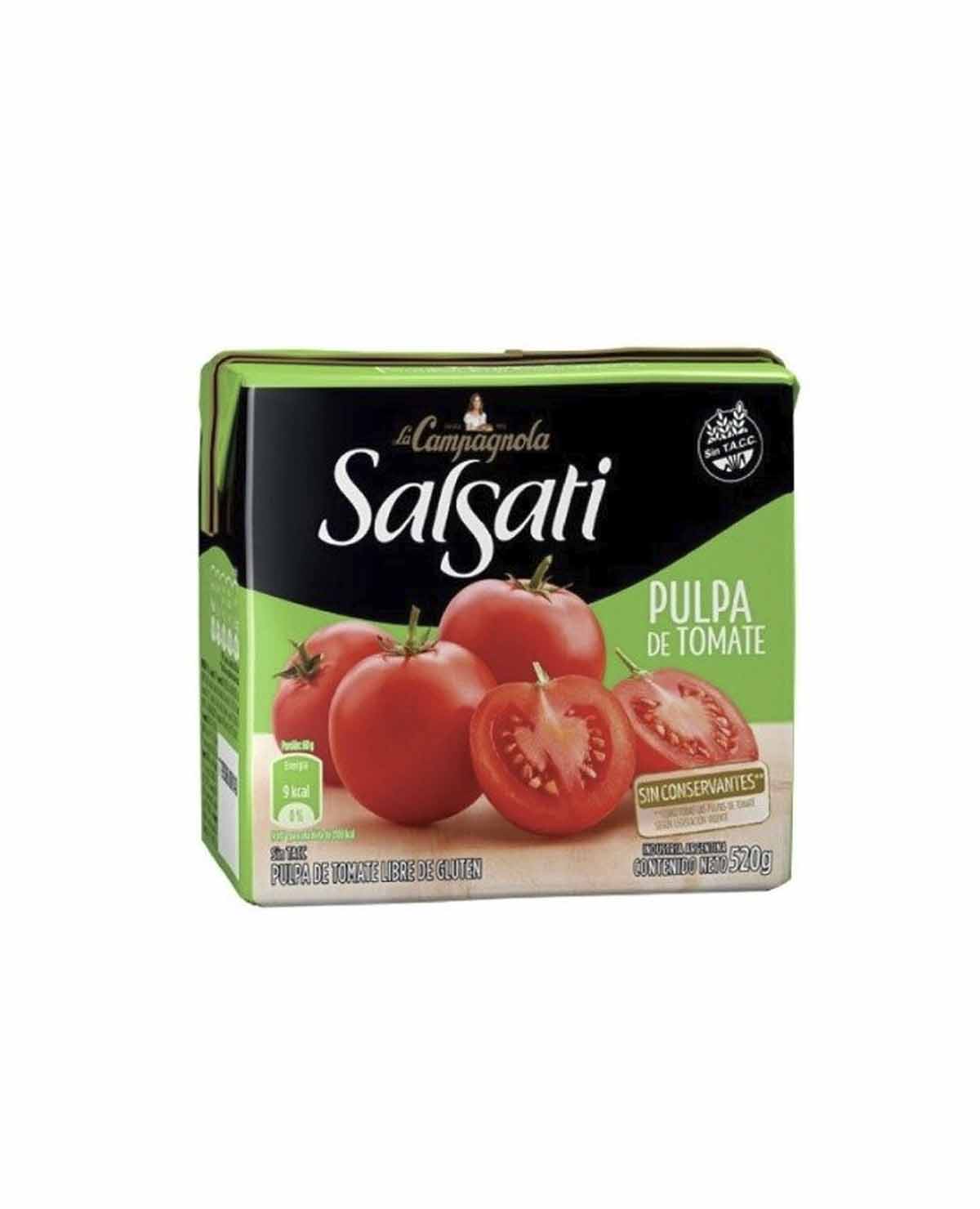 Pulpa de Tomates Salsati La Campagnola x 520 Gr